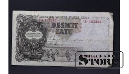 BANKNOTE , LATVIA, 10 LATI 1938 - GADS AH 163394