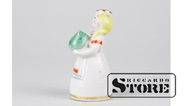 Статуэтка, Анита, фарфор, Рига, Рижский фарфоровый завод, автор модели Айна Меллупе, 1968 год, высота 7,5 см, первый сорт CSA151