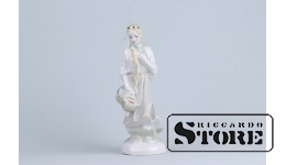 Статуэтка, Байбиня, фарфор, Рига, Рижская фарфоровая фабрика, автор модели - Римма Панцеховская, 1950 г., 21.5 см - 1-ЫЙ СОРТ
