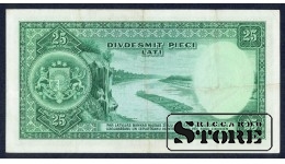 BANKNOTE , LATVIA , 25 LATI 1938 GADS -  A900,072