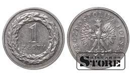 Польша, 1 злотый 1991.год, Медно-никелевый сплав