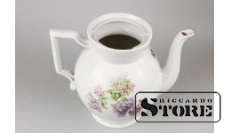 Кофейник, фарфор, Рига, фабрика имени Ессена, 30-е годы, брак  , 19,5 cm , CSA262