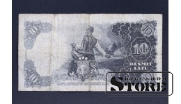 BANKNOTE , LATVIA, 10 LATI 1937 GADS - A 026424