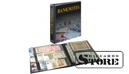 Banknošu albums PUBLICA M komplektā ar 20 divpusējām Multi Collect sistēmas lapām divos variantos. Aizpildāms no abām pusēm.