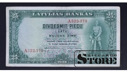 БАНКНОТА , ЛАТВИЯ , 25 ЛАТ 1938 ГОД - A522379