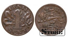 Эстония, 1 сент, 1929. год, бронза