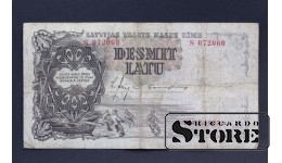 BANKNOTE , LATVIA, 10 LATI 1937 GADS - S 072060