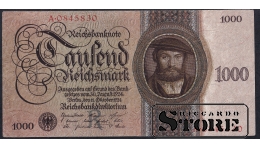 Germany, 1000 Reichmark, 1924, VF