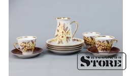 Часть сервиза "Марианна", тонкостенный фарфор, Рига, Рижский фарфоровый завод, автор формы Эрик Эллер, 1972-1991 год  CSA960