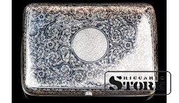 Портсигар, серебро, 84 проба, 1895 год, Российская Империя