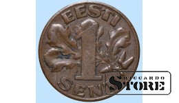 Эстония, 1 сент, 1929. год, бронза