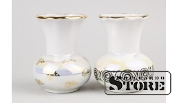 Ваза, фарфор, Рига, Рижский фарфоровый завод, 80-е годы, первый сорт , 8 cm , CSA367