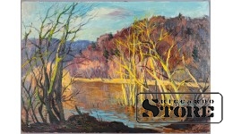 Живопись Поздняя осень, Владимир Свиклис, 1981 год, 35x50cm CSA1046