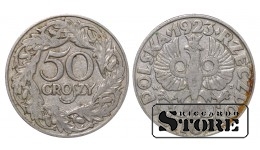 Польша, 50 гроши, 1923. год, никель