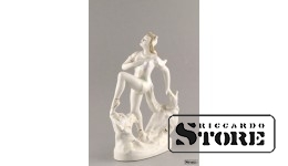 Статуэтка, фарфор , Девушка-кошка, Вербилки, 24 см