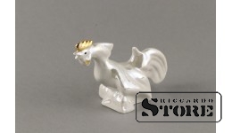 Figūriņa, Gailēns, porcelāns, Rīga, Rīgas porcelāna fabrika, 1980tie gadi, 5,7 cm