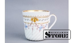 Кружка, фарфор, Рыбинск, Российская империя, Тов.Кузнецова, конец 19 века