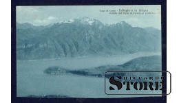 Старинная итальянская открытка Lago di Como, острова