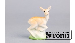 Статуэтка косуля, фарфор, Рига, рижский фарфоровый завод, 50-е годы