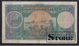Latvia 500 Lats 1929