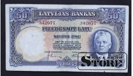 LATVIA , 50 LATI 1934 GADS - 342077