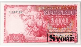 Банкнота в 100 латов, Латвия, 1939 год
