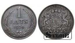 Latvia 1 Lats 1924