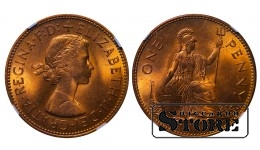 United Kingdom, 1 Penny 1967 - MS 65 RD