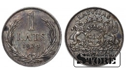 Latvia 1 Lats 1924
