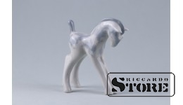 Статуэтка, Лошадка , фарфор, Рига , Рижская фарфоровая фабрика, 50-е , 12 см