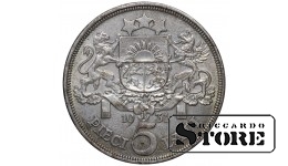 Latvia 5 Lati 1931
