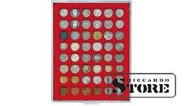 Raudonos spalvos veliūrinis dėklas 2149E (Ø28 mm).