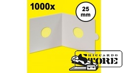HARTBERGER mündiraamid 25 mm, suletavad klambripüstoliga. Pakendis 1000 tükki.