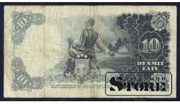 BANKNOTE , LATVIA, 10 LATI 1938 GADS - AB 191909