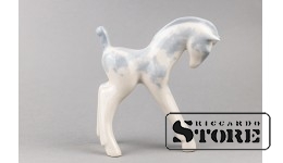 Статуэтка, Лошадка , фарфор, Рига , Рижская фарфоровая фабрика, 50-е , 12 см