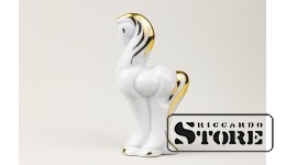 Статуэтка, Лошадка, фарфор, Рига , Рижская фарфоровая фабрика, 80-е годы , 9,5 см