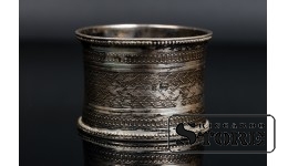 Старинная салфетница серебро 84 проба, вес 37г
