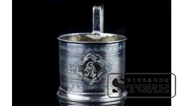 Серебряный подстаканник 84 проба, Российская Империя , 47 г , CSA762