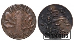 Эстония, 1 сент, 1929. год, бронза