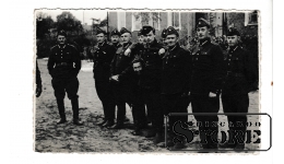 Старинная открытка "Солдаты" CSA41
