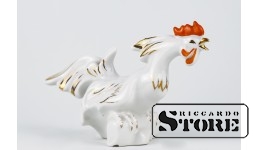 Статуэтка, Петушок , фарфор, Рига , Рижская фарфоровая фабрика, 50-е годы , 9 см