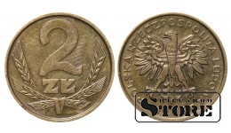 Польша, 2 злотых, 1985 год, Латунь