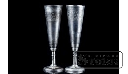 Серебряные бокалы, 875 проба ,89 г , СССР CSA763