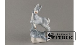 Figūriņa, Kazlēns, porcelāns, Rīga, Rīgas procelāna fabrika, 1950 g., 9,8 cm
