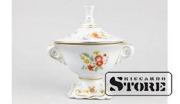 Ваза для конфет, фарфор, Рига, фабрика М.С. Кузнецова, 1937 год CSA685