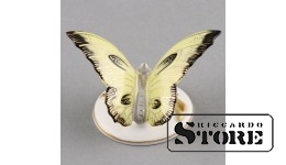 Cтатуэтка, Бабочка, фарфор,Рига, Рижская фарфоровая фабрика, 50-е годы , 6 см, 1-ЫЙ СОРТ