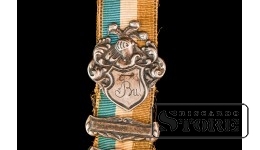 Шатлен для часов с серебряными элементами