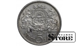 Latvia 5 Lati 1931