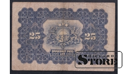 Latvia, 25 Latu, 1928, F
