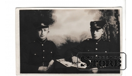 Старинная открытка "Латвийские солдаты на службе" 1933.год CSA593